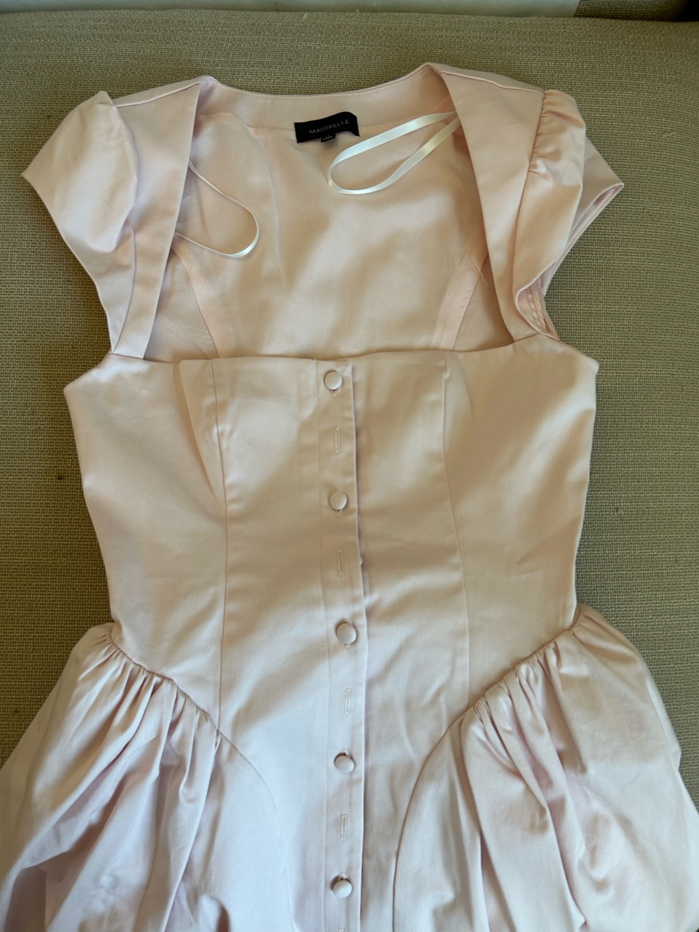 BEST MAJORELLE x Revolve Jameson Mini Dress Blush Pink French Classic - Picture 5 of 8